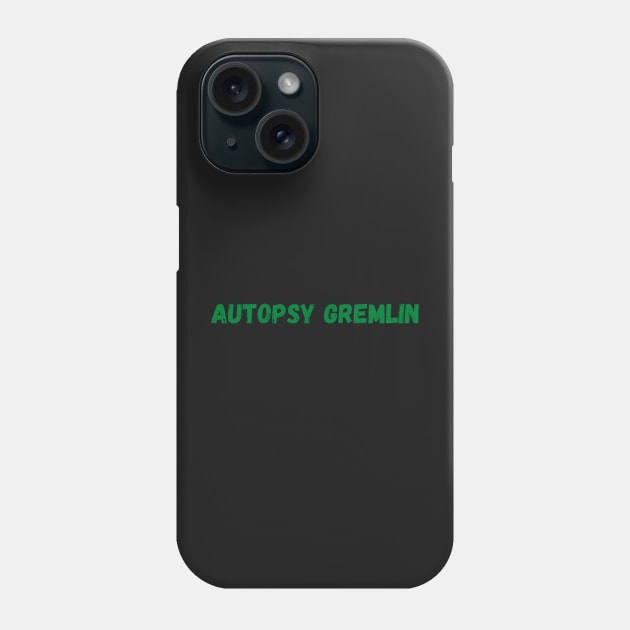 Autopsy Gremlin - NCIS sticker Phone Case by LukjanovArt