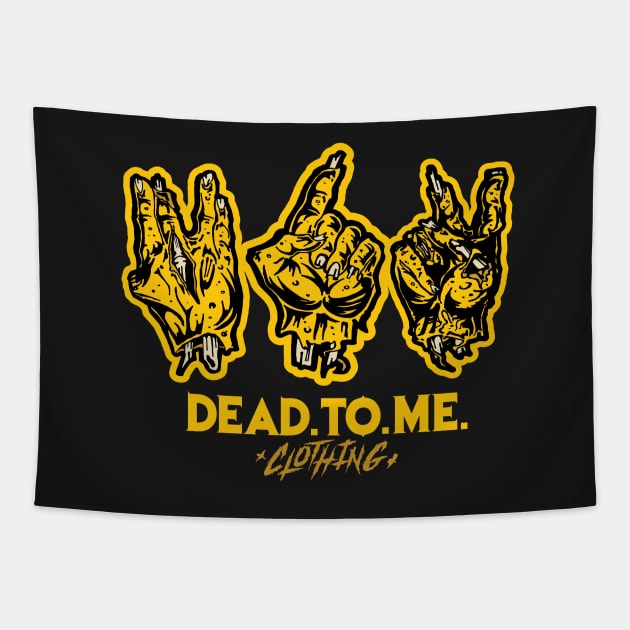 "412" PITTSBURGH ZOMBIE GANGSIGN Tapestry by danielfinsley