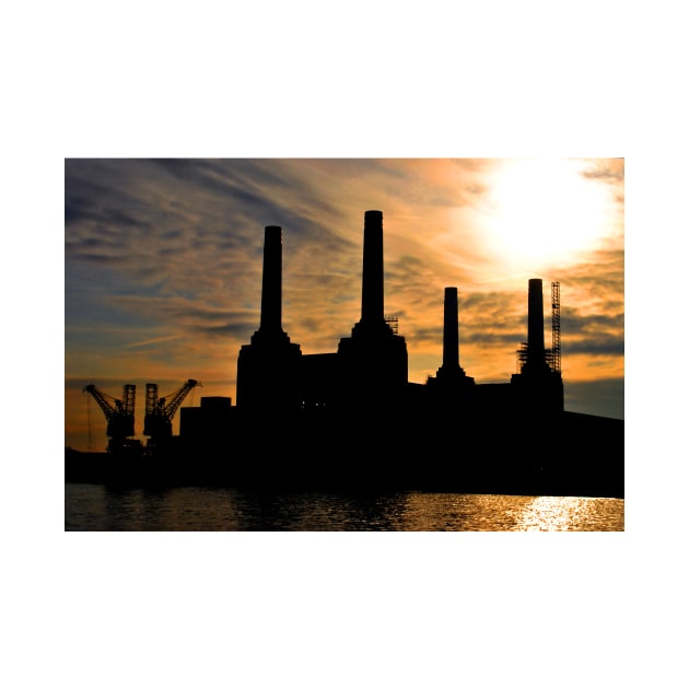 Battersea Power Station River Thames London by AndyEvansPhotos