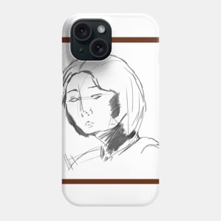 Self-portrait of Hye Rin Woo Phone Case