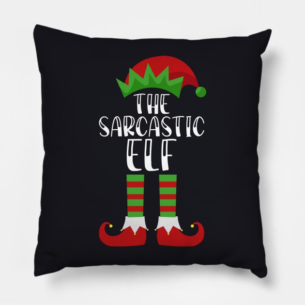 The Sarcastic Elf Pillow by albaley