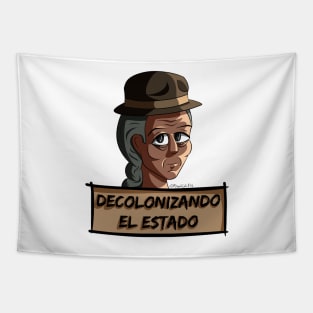 Decolonizing the State - Ecuadorian Senior Man Tapestry