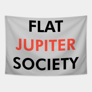 Flat Jupiter Society (Dark) Tapestry