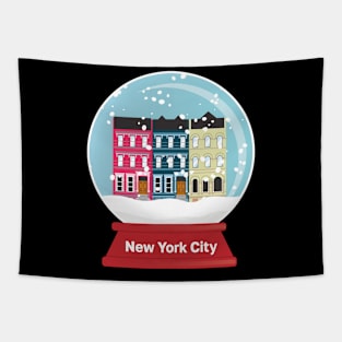 New York City Snowball design Tapestry