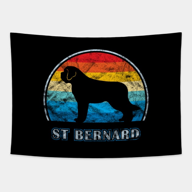 St Bernard Vintage Design Dog Tapestry by millersye