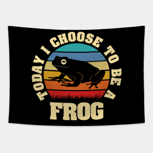 I like Frog Funny vintage lover Today I choose Frog Tapestry