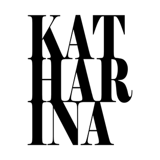 Katharina Girls Name Bold Font T-Shirt