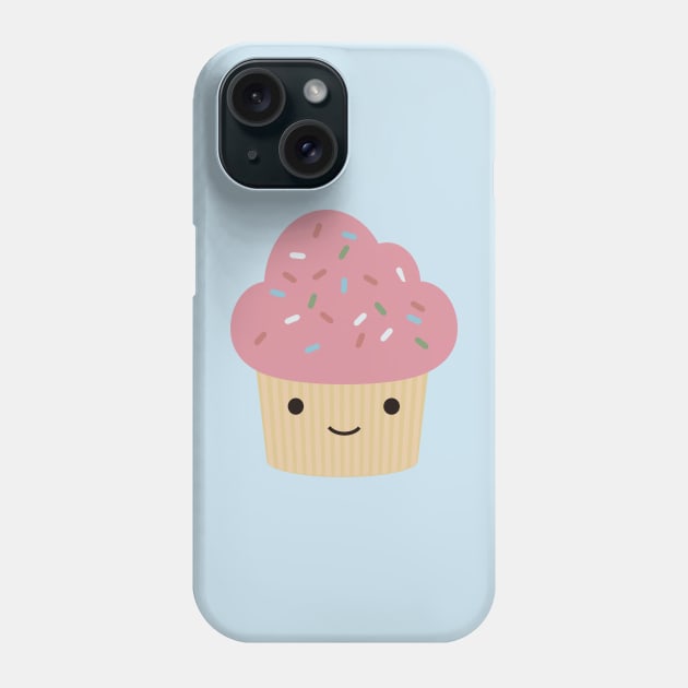 Pink Frosted Cupcake Phone Case by Hedgie Designs