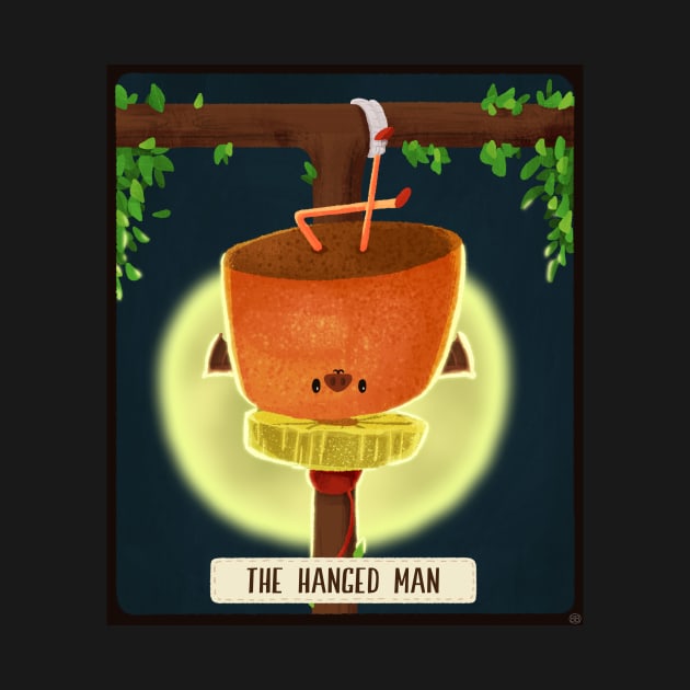 Dessert Tarot card-The Hanged Man by BBvineart