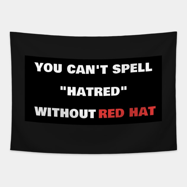 Stop the hate anti Trump stickers mugs gift Tapestry by gillys