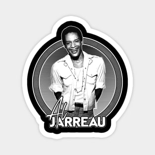 Al Jarreau / Vintage Style Fan Design Magnet