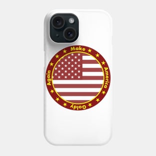 make america goldy again Phone Case