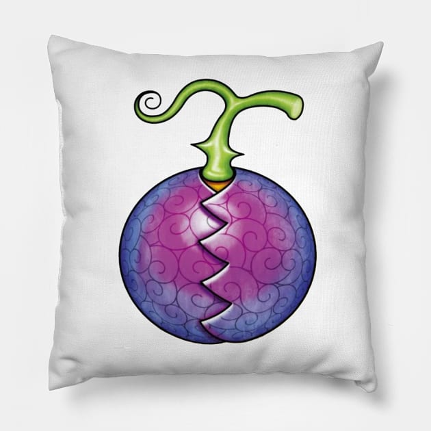 Baku Baku no Mi Devil Fruit [no word] Pillow by ManimeXP