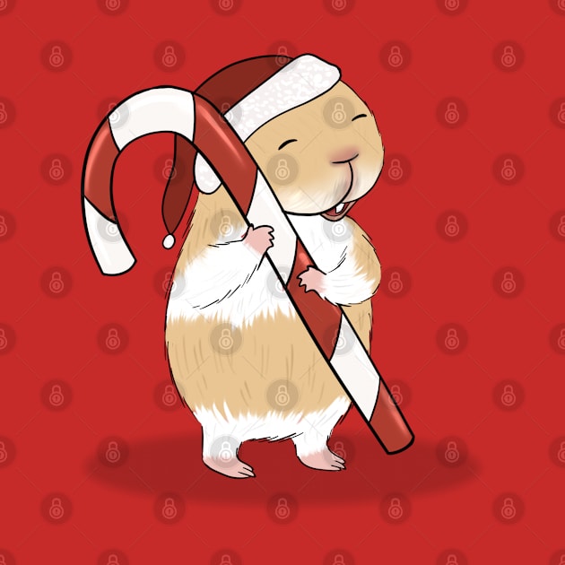 Guinea pig in Christmas by Mondesign26 