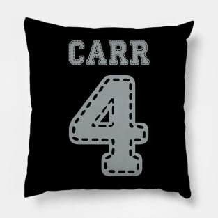 Derek Carr 4 Pillow