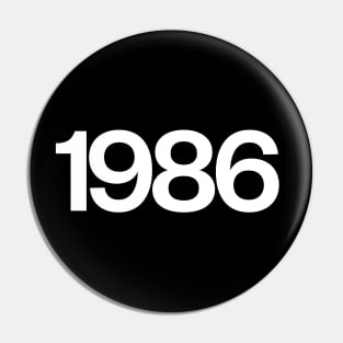 1986 Pin