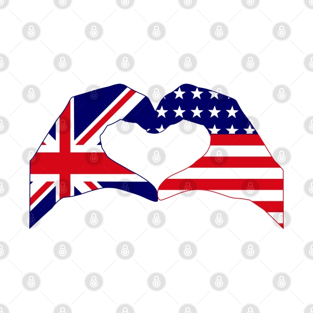 We Heart U.K. & U.S.A. Patriot Series by Village Values