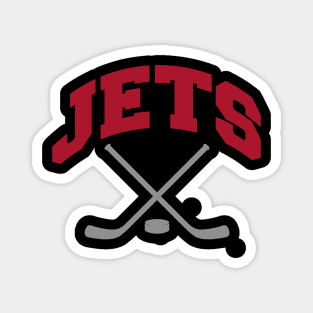 Jets Hockey Small Logo Magnet