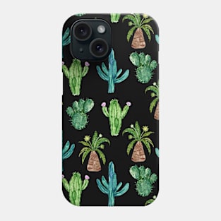 pattern cactus1 green Phone Case