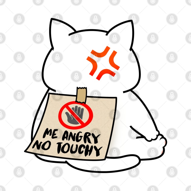 Angry Cat No Touchy by Takeda_Art