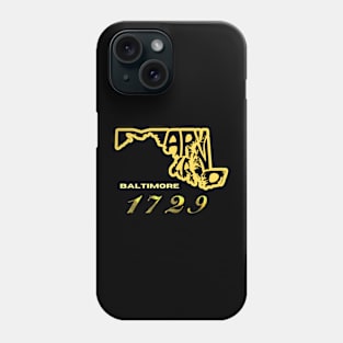 BALTIMORE, MD EST 1729 DESIGN Phone Case