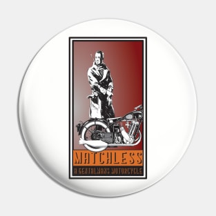 Matchless A Gentalman's Motorcycle Pin