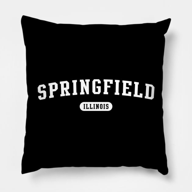 Springfield, Illinois Pillow by Novel_Designs