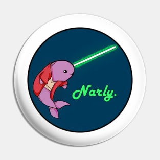 Narly Narwhal Pin