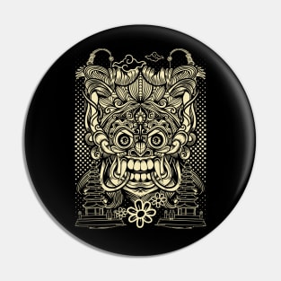 Barong Bali Ilustration 08 Pin