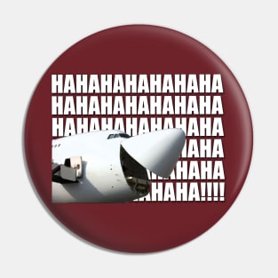 747 laughing Pin