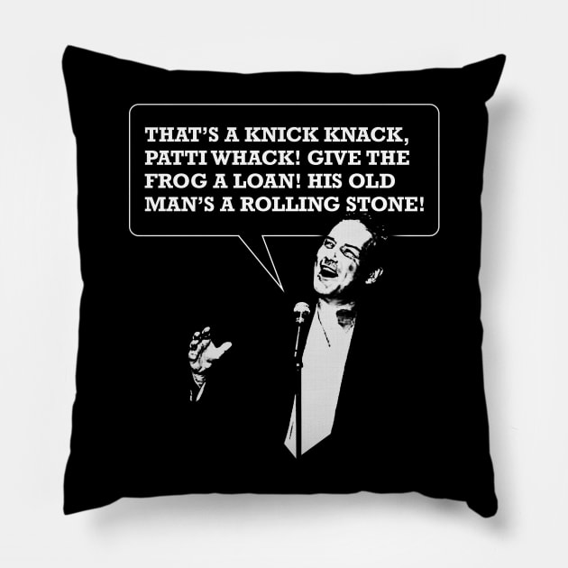 NORM MACDONALD Joke Kermit Quote Pillow by Comedy and Poetry