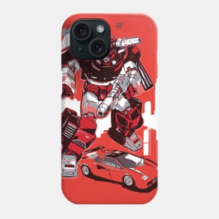 Sideswipe Transformers art print Phone Case