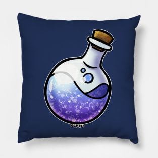 Sky Blue Whimsical Wizard Potion Pillow