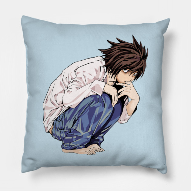 Anime Lawliet Death Note Death Note Pillow Teepublic
