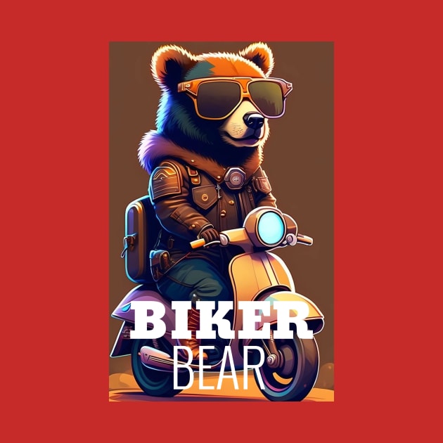 Biker Bear by Oneness Creations