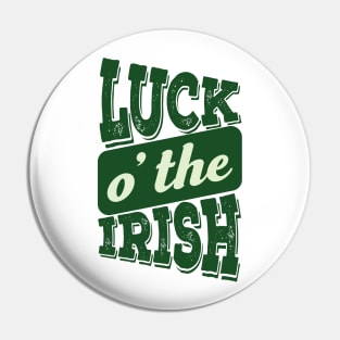 Luck O' The Irish Pin