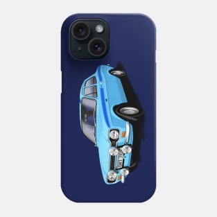 Mk 1 Ford Escort Mexico in blue Phone Case