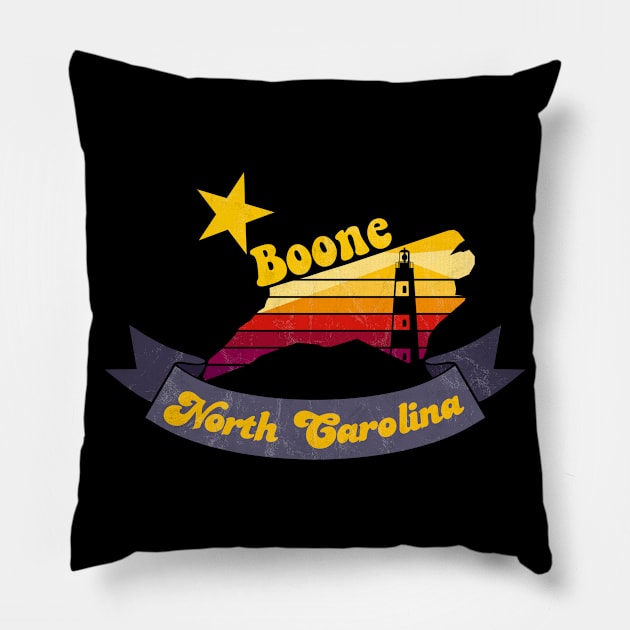 Boone North Carolina Pillow by Jennifer