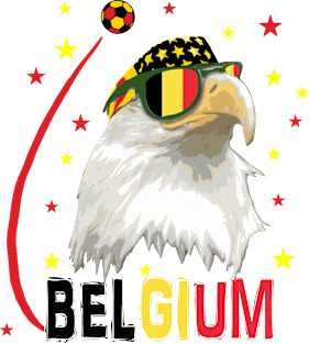 Belgium Soccer T-Shirt Magnet