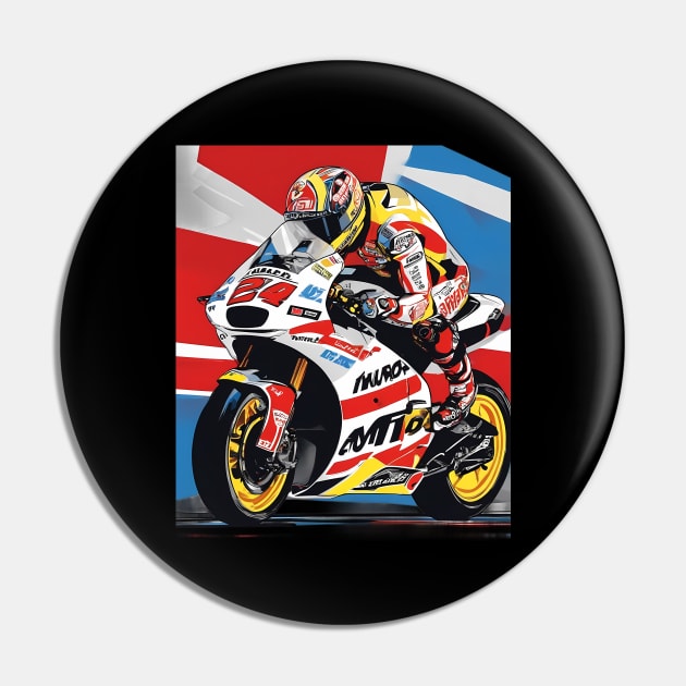 Motorcycle Pin by animegirlnft