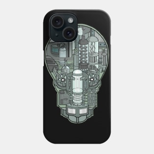 SKULL OF ELECTRODES Phone Case