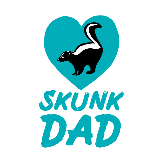 Skunk Dad for Skunk Lovers, Blue by Mochi Merch