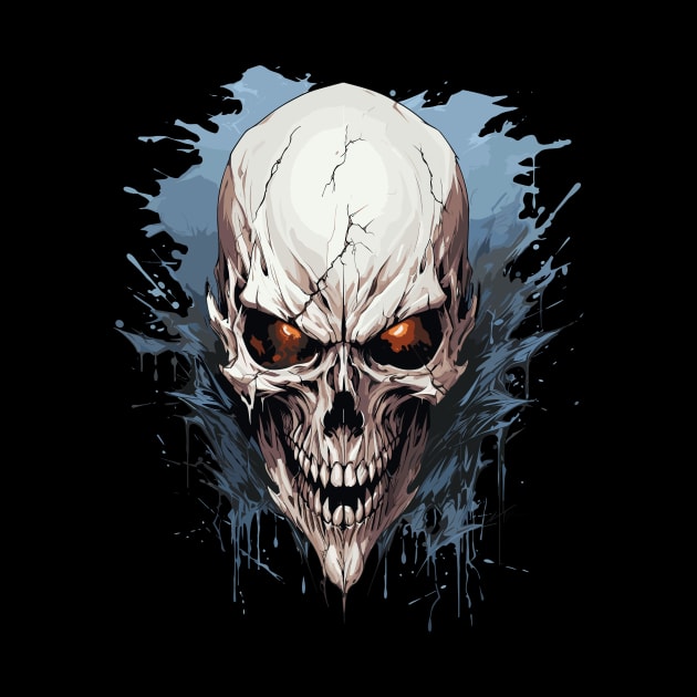 Laughing Skull by ZombieTeesEtc