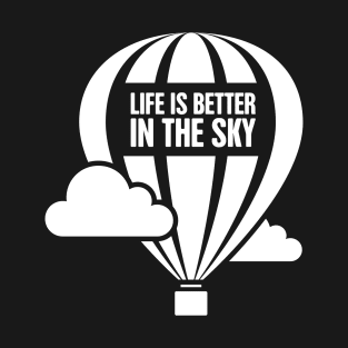 In The Sky | Hot Air Balloon Graphic T-Shirt