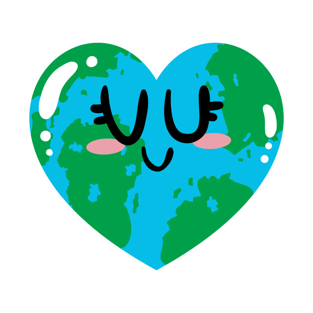 I love Earth Love TShirt TeePublic
