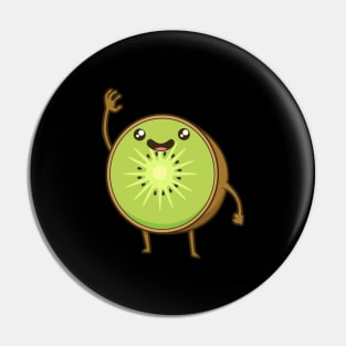 Kawaii Cartoon Kiwi Pin