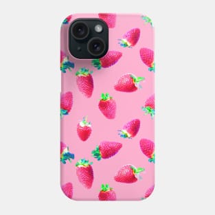 Pink Strawberry Pop Phone Case