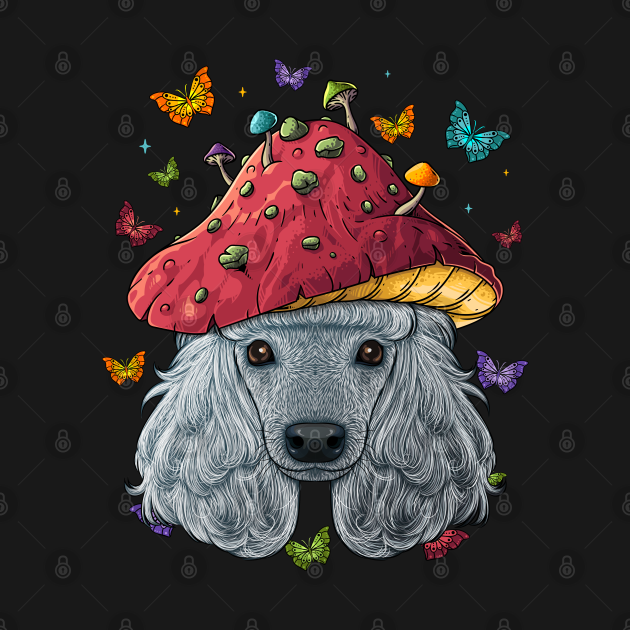 Cottagecore Poodle Aesthetic Mushroom Cute Goblincore Dog Cottagecore