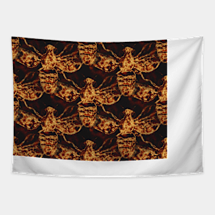 Bee No. 4 fire Tapestry