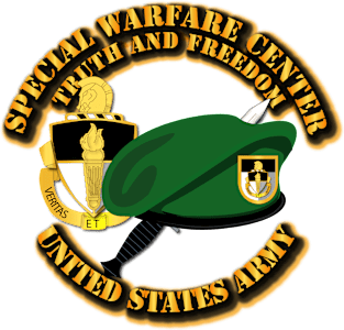 Special Warfare Center - Beret Dagger DUI Magnet